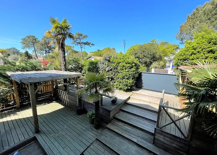 Arcachon Abatilles: Maison Spacieuse 150M² Pres Plage, 4 Chambres, Jardin, Parking, Wifi - Fr-1-420-100 Ferienhaus *