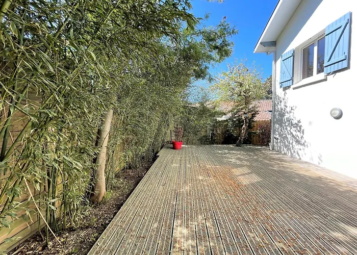 Arcachon Abatilles: Maison Spacieuse 150M² Pres Plage, 4 Chambres, Jardin, Parking, Wifi - Fr-1-420-100